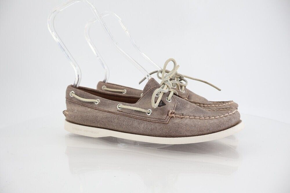 Sperry Women's Top Sider Boat Shoe Loafer Slip On Shoe Size 8 Brown Tan Comfy